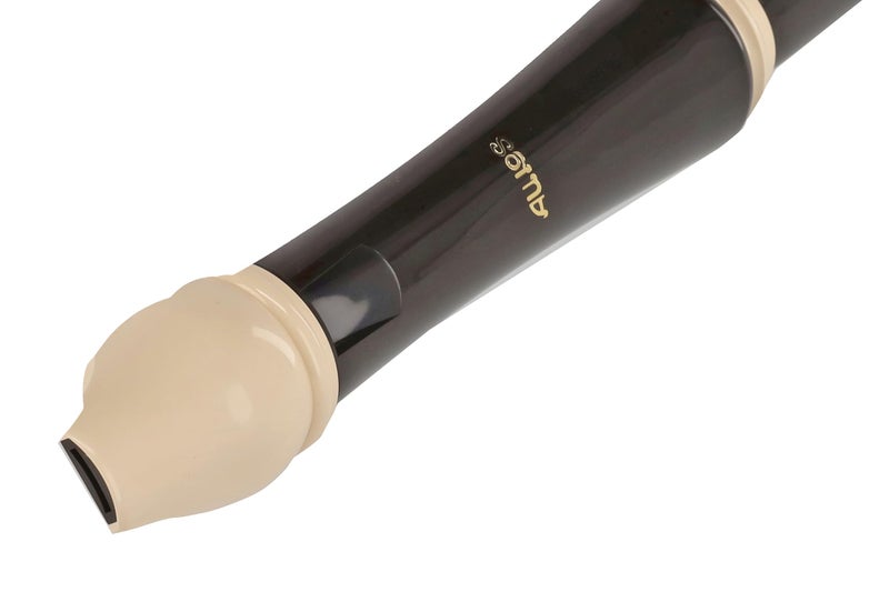 Aulos C-tenor recorder, Dark Brown, Synthetic Resin, Baroque Fingering, ABS Plastic, Ideal for Beginner to Intermediate Players - Image 4
